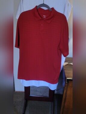 Marc Edwards Mens Golf Tee, Red Xl